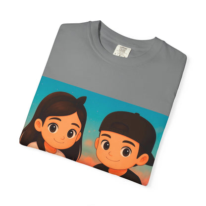 Guatemalan Kids Holding Flag T-Shirt — Cute Guatemala Pride Tee