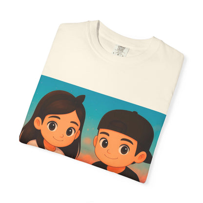 Guatemalan Kids Holding Flag T-Shirt — Cute Guatemala Pride Tee