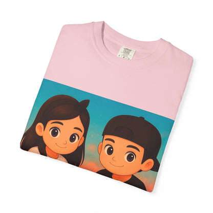 Guatemalan Kids Holding Flag T-Shirt — Cute Guatemala Pride Tee