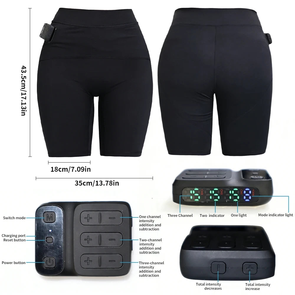 EMS Muscle Stimulation Yoga Shorts