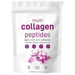 Multi-Collagen Peptides Powder with Vitamin C and Biotin