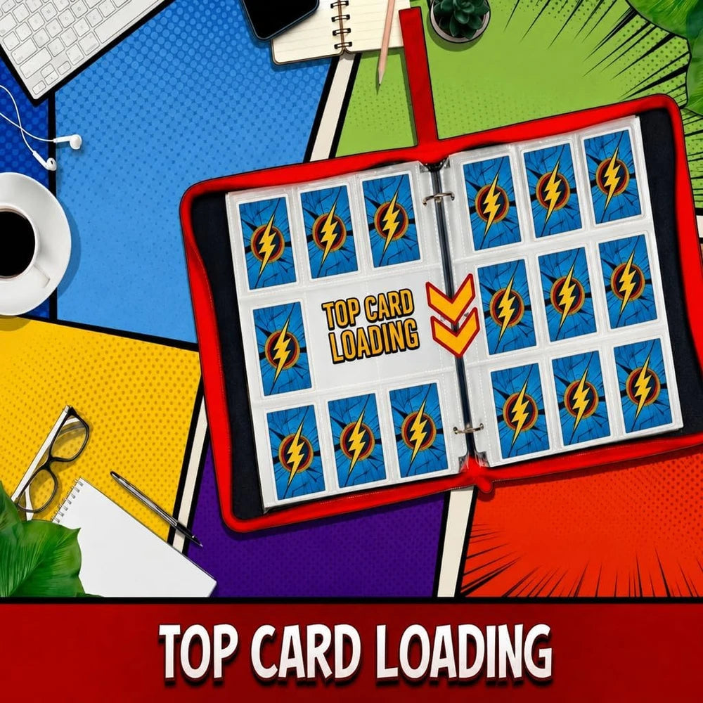 PU Leather Trading Card Binder