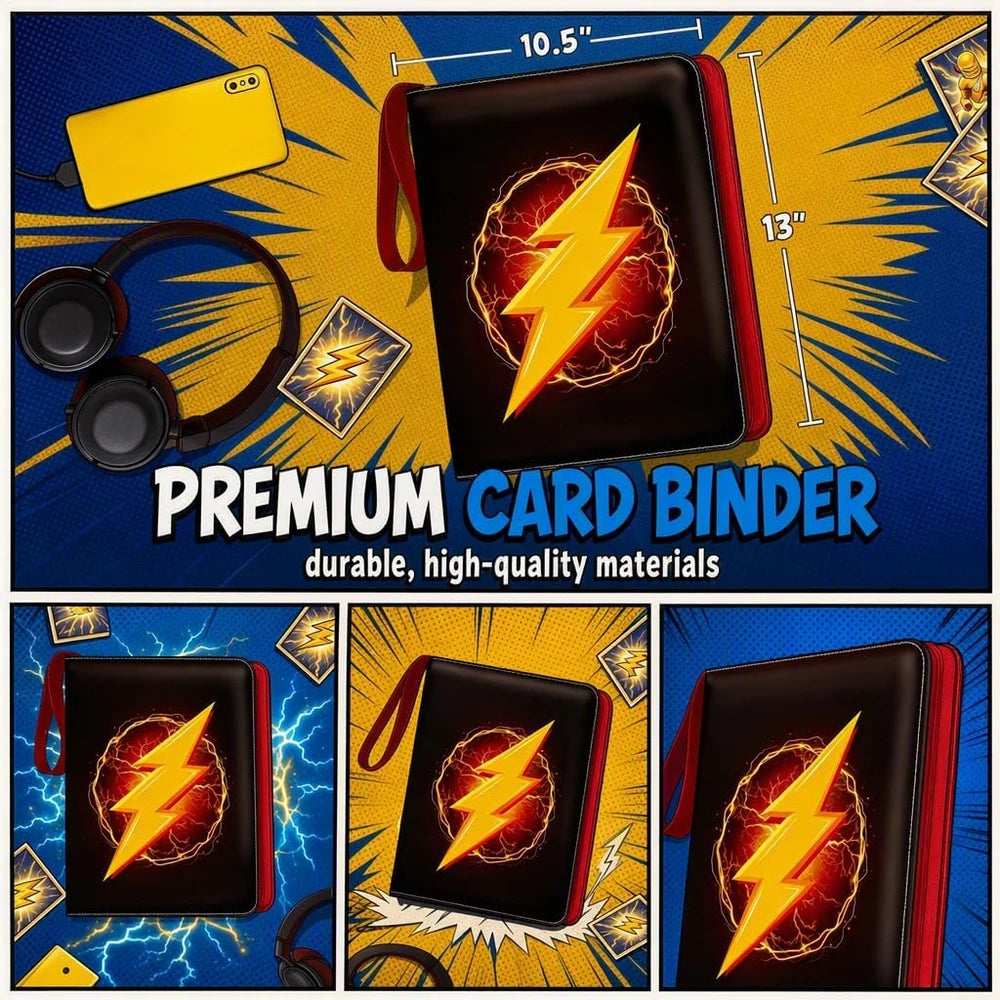 PU Leather Trading Card Binder
