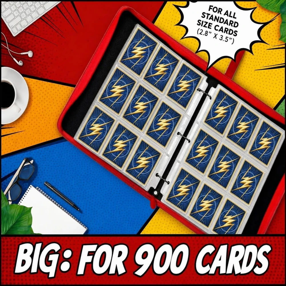 PU Leather Trading Card Binder