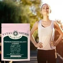 Feminine Balance Vitamin Gummies for Physiological Support