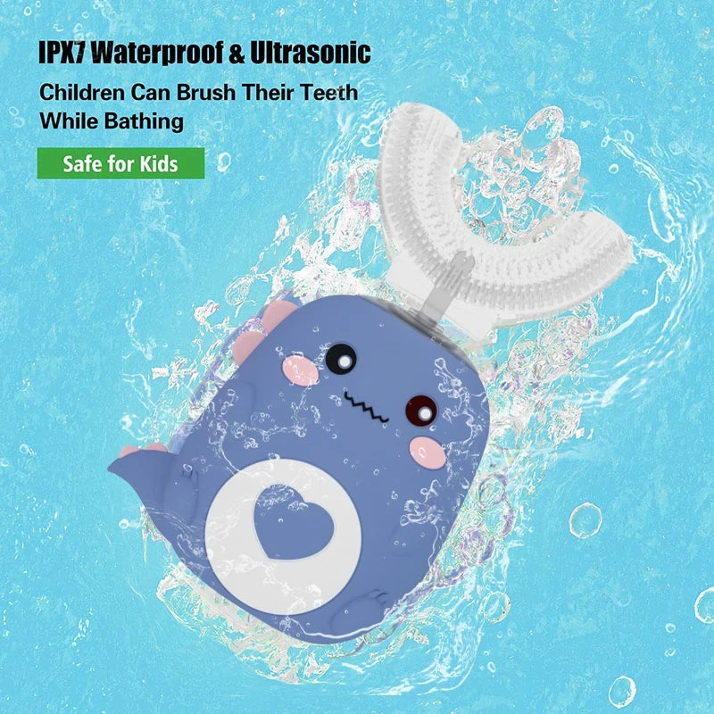 Silicone U-Shaped Electric Kids Toothbrush