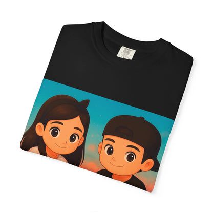 Guatemalan Kids Holding Flag T-Shirt — Cute Guatemala Pride Tee